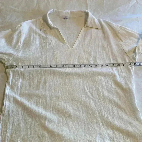 Misslook Off White Plus Sized 2XL 3/4 Sleeve Tunic Top. - Picture 3 of 10